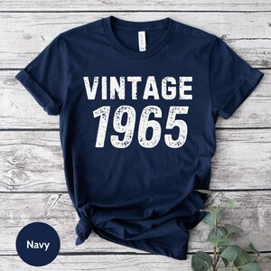 T-shirt Vintage 1965 Vintage 1965 Voiture Classique 60ème Anniversaire T-Shirt T-shirt Design Cassette Crayon
