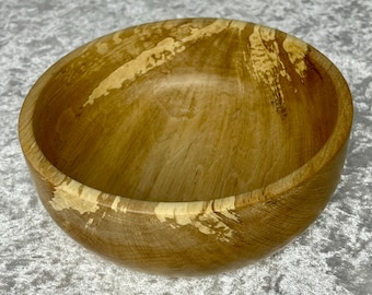 Turned bowl made of stamen beech, wooden bowl, fruit bowl, handmade, bowl, decoration, unique, gift idea, present