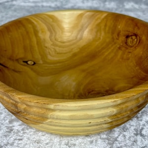 Turned bowl made of sea buckthorn wood - wooden bowl, fruit bowl, handmade, bowl, decoration, unique, gift idea, present