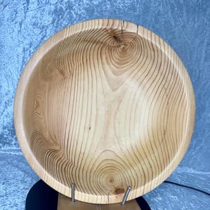 Turned bowl from old beam, pinewood, wooden bowl, fruit bowl, handmade, bowl, decoration, unique, gift idea, present