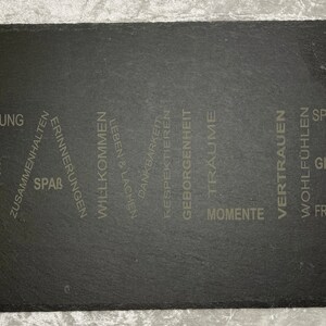 Slate sign -Family- 20 x 30 cm motif slate board, gift, gift idea, Christmas, birthday, grandma, grandpa, mom, dad, family
