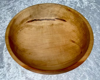 Hand-turned bowl made of pear wood, sturdy wooden bowl, fruit bowl, handmade, bowl, decoration, unique, gift idea, present