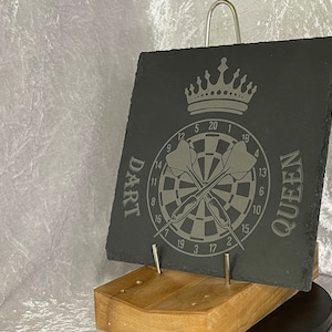 Dart slate board, Dart Queen, Dart player, Dart Players, slate board, slate, slate sign