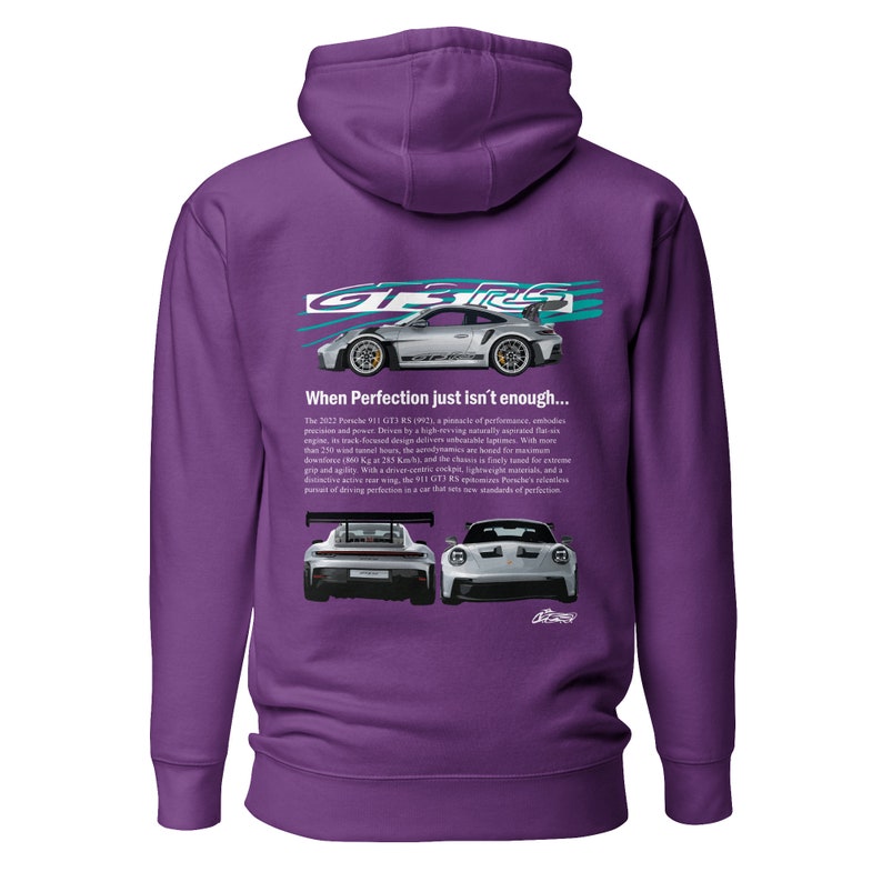 Porsche GT3 RS Hoodie Aesthetic Hoodie Racing Perfect Gift Etsy