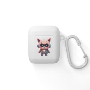 Cute Cartoon AirPods Pro Case Cover, Fun AirPods Cover, Animal Design Accessory, Gift for Music Lovers, Trendy Earbud Case