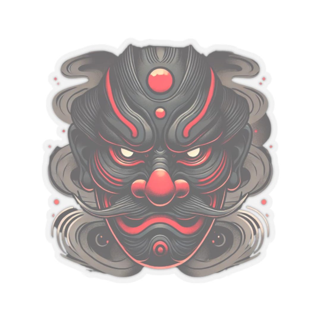 Tengu Vector Sticker Tengu Mask Sticker: Japanese Folklore Art Decal - Etsy