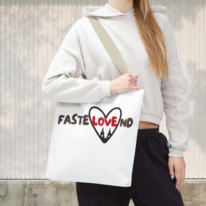 Cologne Jute Bag FasteLOVEnd - Cologne fabric bag with long handles - Carnival costume accessory - Kölsch souvenir bag Cologne Veedel