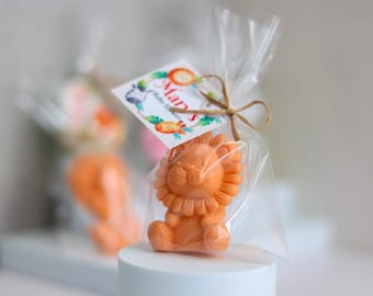 Lion Shaped Soaps – Safari, Jungle, Baby Shower Party Favors