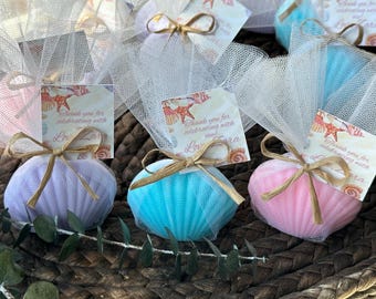Sea Shell Soap Favors | Baby Shower Gifts, Decorations