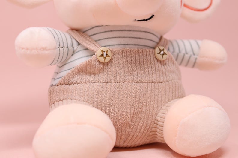 Personalized Elephant Plush Doll | Custom Newborn Gift image 7