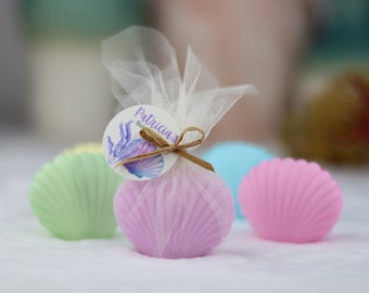 Sea Shell Soap Favors | Sea Shell Baby Shower Gifts | Baby Shower Favors for Guests | Baby Shower Decorations