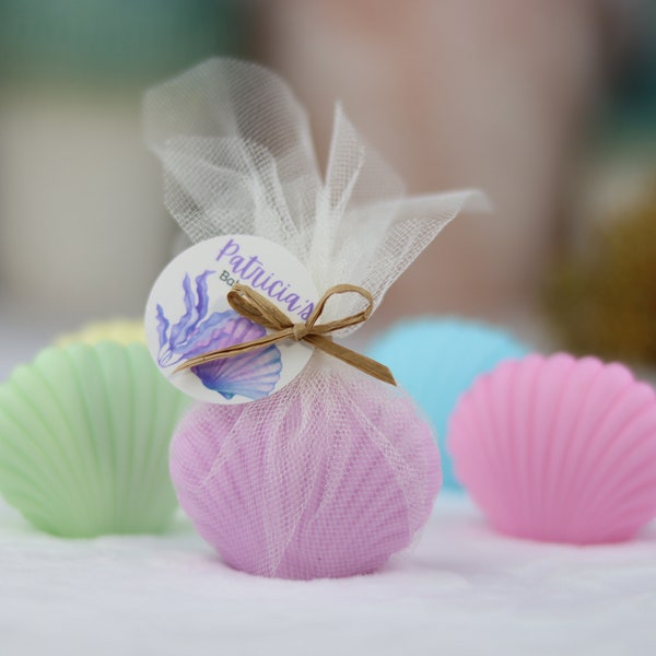 Sea Shell Soap Favors | Sea Shell Baby Shower Gifts | Baby Shower Favors for Guests | Baby Shower Decorations