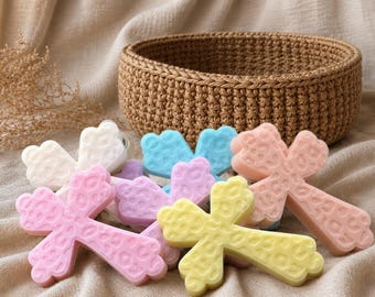 Baptism Favor Soaps, Cross Soap Favors | Christening, Baptism, Baby Shower Gifts