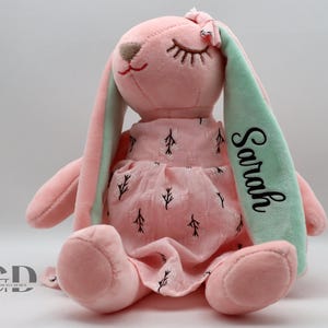 Personalized Plush Bunny Doll | Newborn Gift, Easter Present
