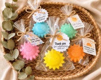 Sunshine Soap Favor – Baby Shower, Birthday Party, Summer Theme Favors