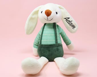 Personalized Plush Bunny Doll | Plush Rabbit Toy, Newborn Gift
