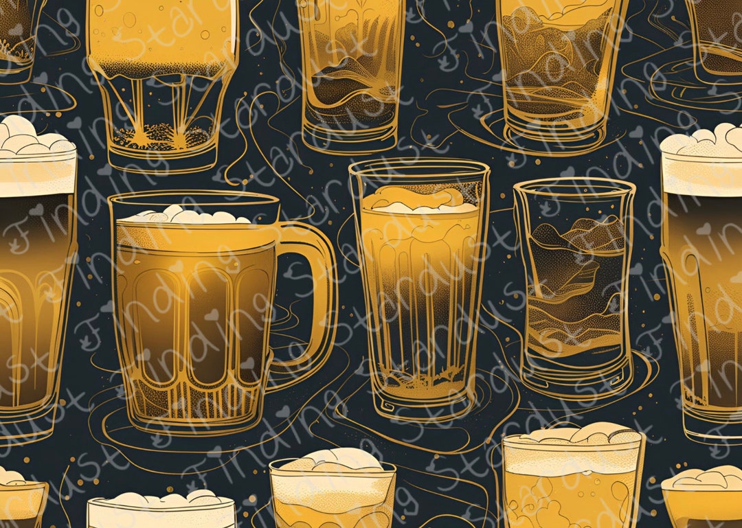 Beer Pattern - Etsy
