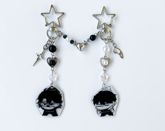 Kim Dokja & Yoo Joonghyuk matching keychains, web-novel "Omniscient Reader's Viewpoint"