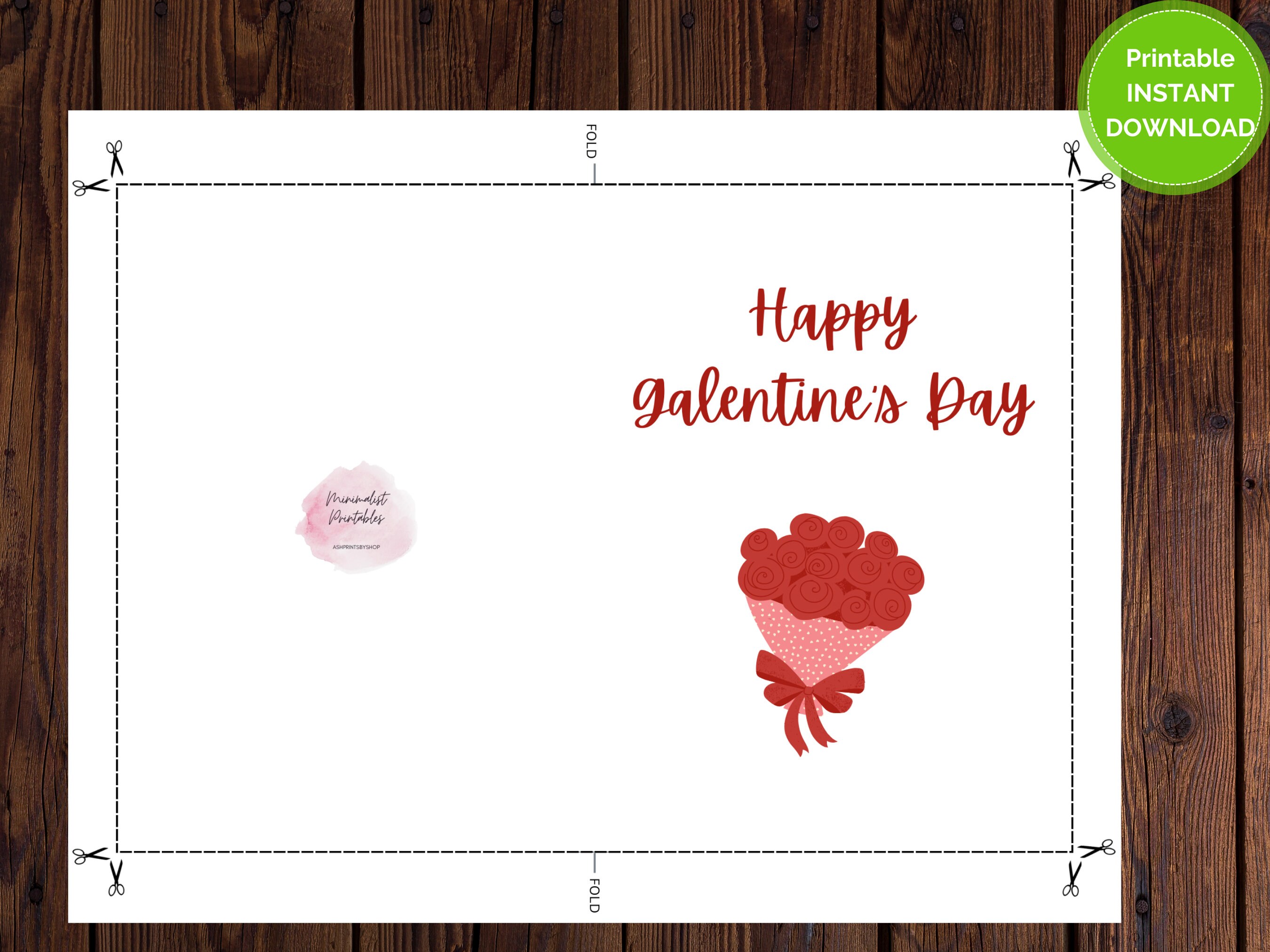PRINTABLE 10 Happy Galentine's Day Cards Digital Download Print at Home ...
