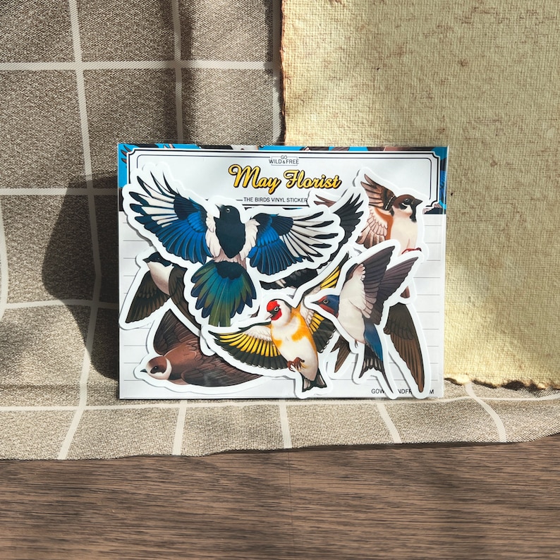 Bird In Flight Sticker The Flying Birds Vinyl Sticker Pack: Waterproof, Uv-resistant Decals ...