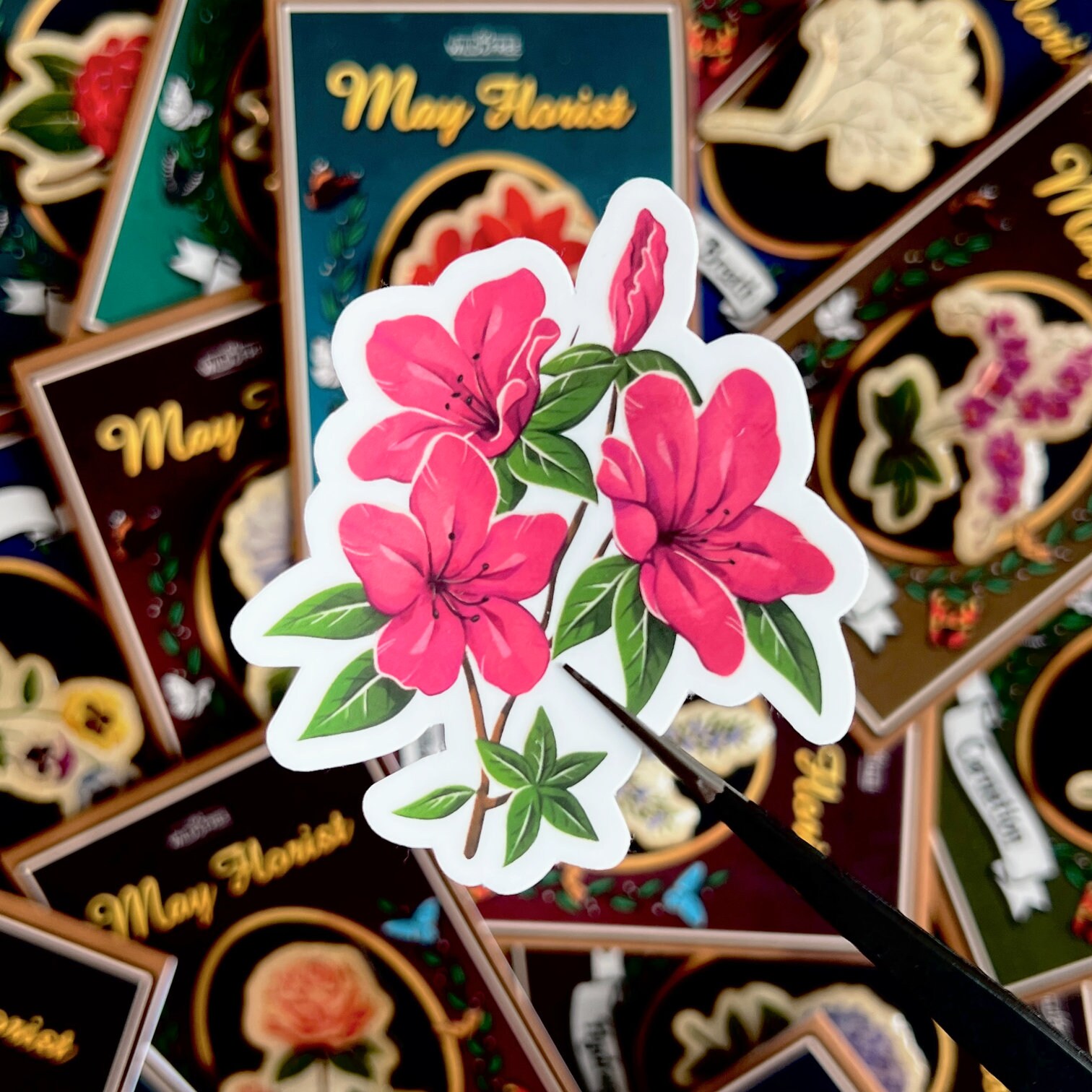 Azalea Sticker Azalea Sticker - Etsy