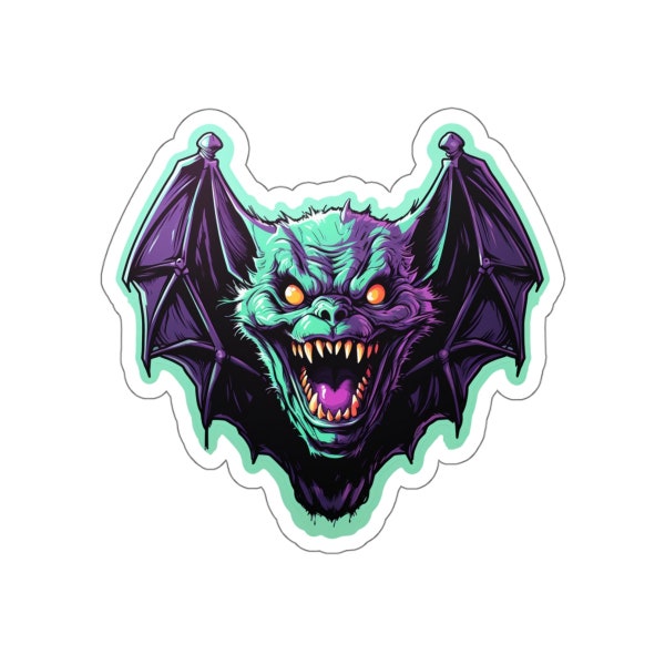 Vintage Horror | MONSTER BAT Spooky Sticker