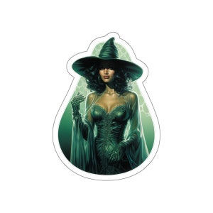 Sorcière glamour | MEMPHIS LIGHTBREEZE Autocollant effrayant