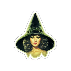 Bruja vintage / WINNIE WINSOME Spooky Pegatina