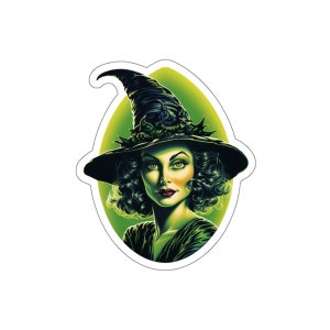 Bruja Vintage / JOAN MAGIC Spooky Pegatina