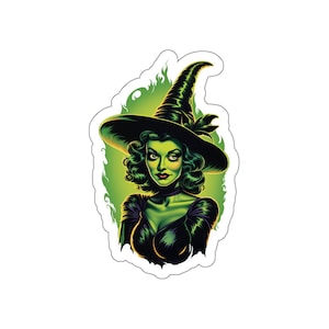 Bruja Vintage / BETTE MAGIC Horror Pegatina