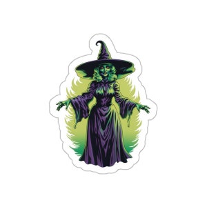 Bruja Retro / SALEM SERENITY Horror Pegatina