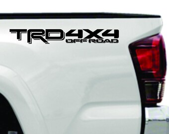thumbnail image 2 of 2pc TRD Off-Road Sport Vinyl Decal Sticker Set – Toyota Racing Development 4x4 Emblem 2 of 3