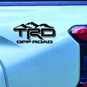 2x Toyota Tacoma TRD 2024-2025 Off Road  Mountain Decal–Custom Vinyl Sticker for Truck Bed,Window & Rocker Panel |Off-Road Pickup Graphics