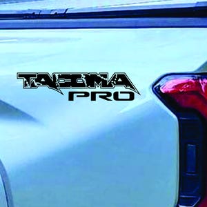 2x Toyota Tacoma Pro 2024–2025 4th Gen Decal – Custom Vinyl Sticker for Truck Bed, Window & Rocker Panel | Off-Road Pickup Graphics