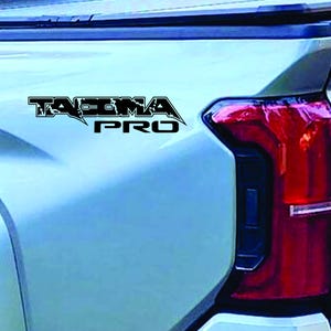 2x Toyota Tacoma Pro 2024–2025 4th Gen Decal – Custom Vinyl Sticker for Truck Bed, Window & Rocker Panel | Off-Road Pickup Graphics