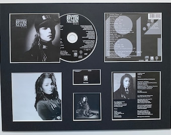 JANET JACKSON - Rythmn Nation 1814 - Album Display Deluxe