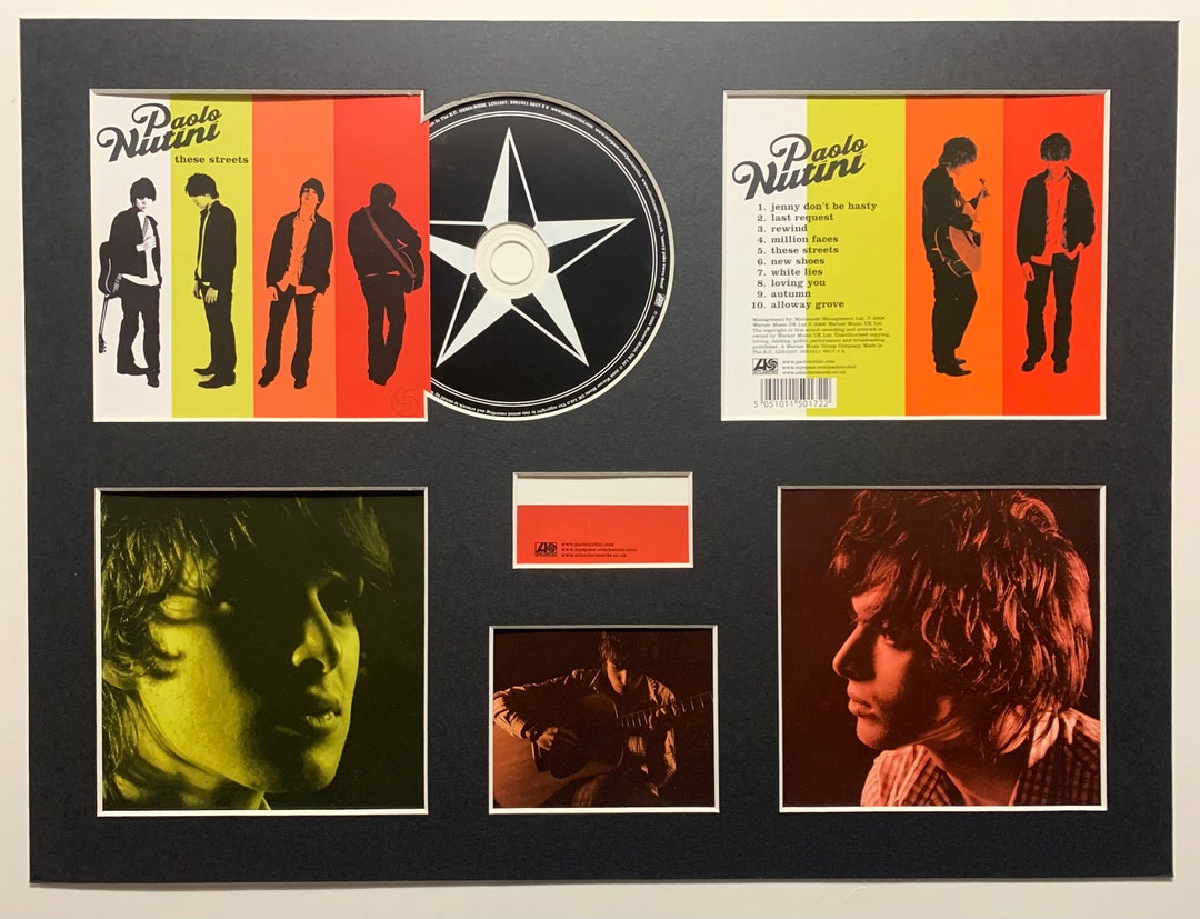 PAOLO NUTINI These Streets Album Display Deluxe Etsy