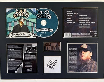 LUKE COMBS - This One's For You - Album Display Deluxe