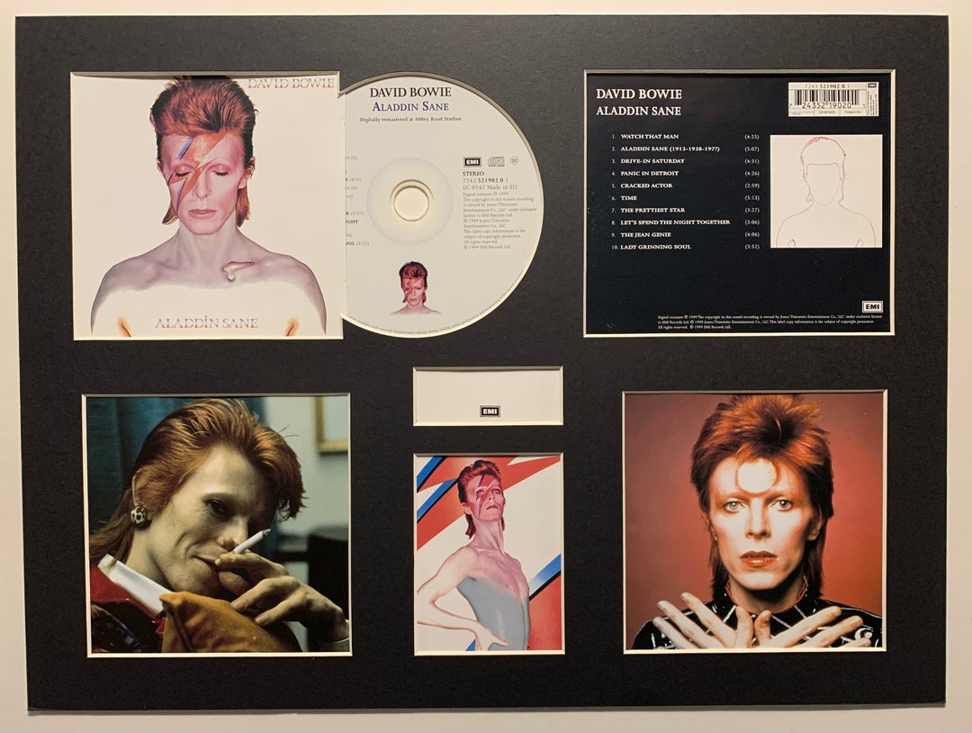 DAVID BOWIE - Aladdin Sane - Album Display Deluxe - Etsy