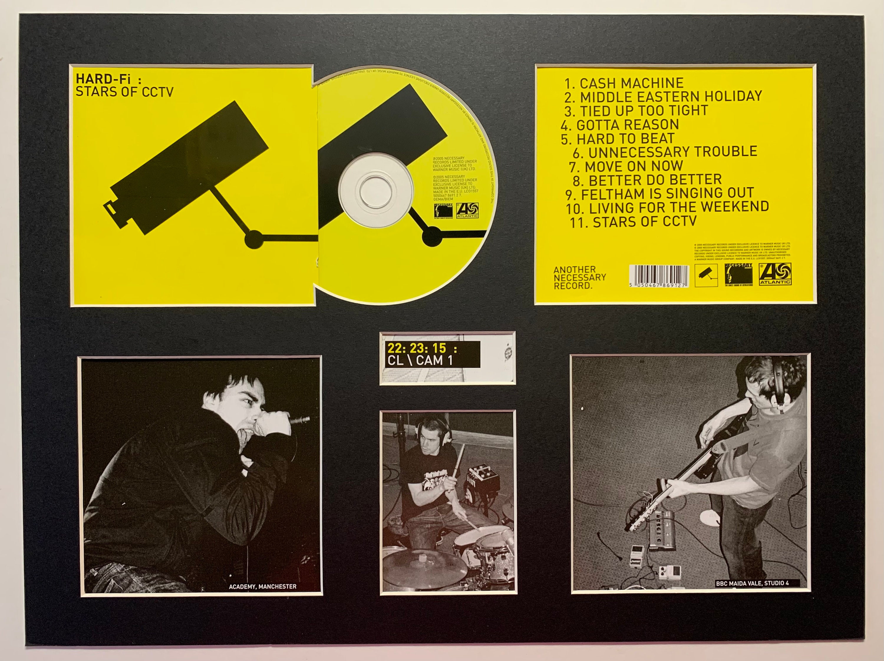 洋楽 Hard-Fi Stars of CCTV HARD-FI - Stars of CCTV - Album Display Deluxe - Etsy UK