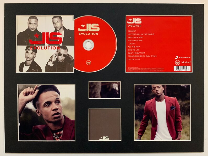 JLS - Evolution - Album Display Deluxe - Etsy