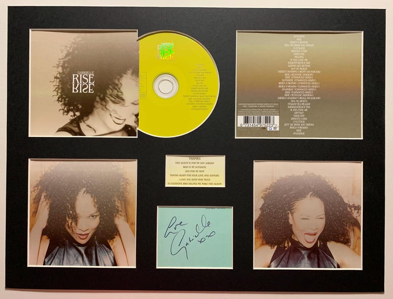 GABRIELLE - Rise - Album Display Deluxe - Etsy