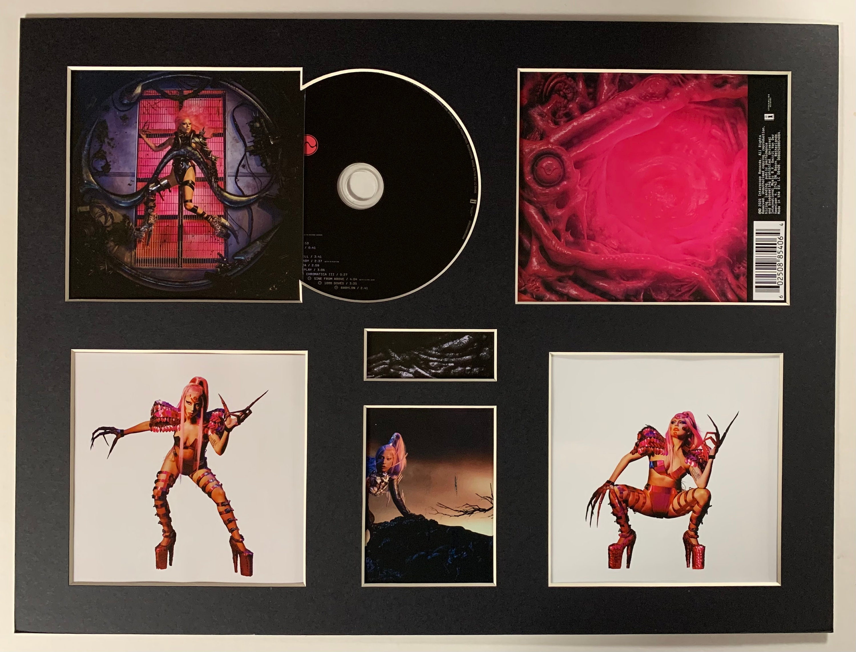 Lady Gaga 初回限定Chromatica 直筆サイン入りアートカード付 AllStarMedia Lady Gaga Chromatica Album Cover Signed Poster