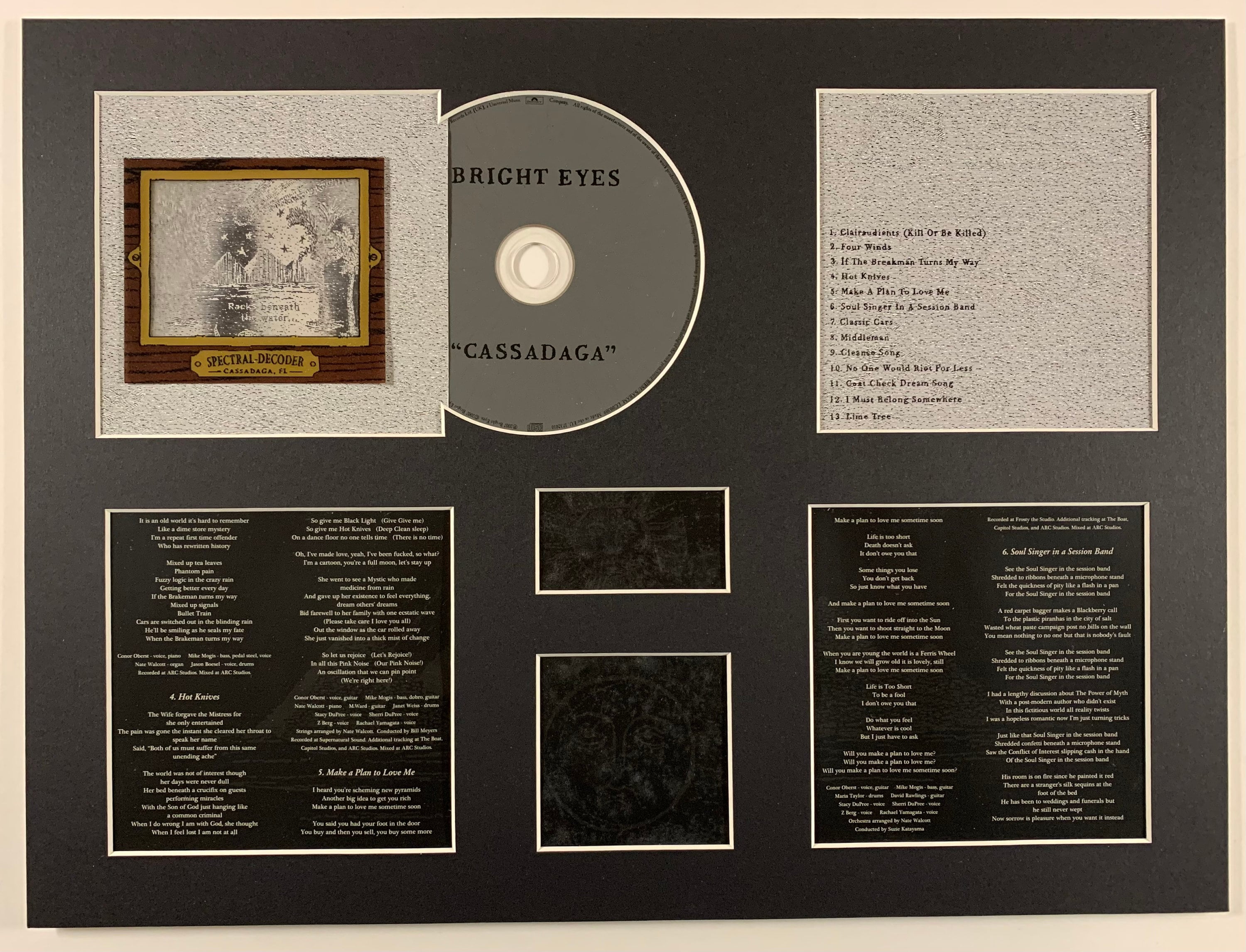 BRIGHT EYES - Cassadaga - Album Display Deluxe - Etsy