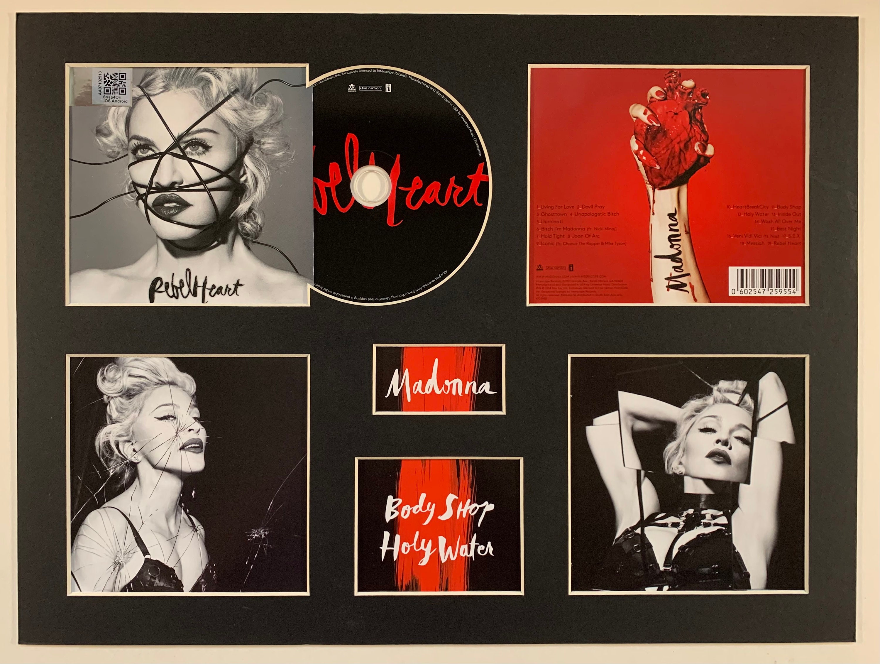 MADONNA - Rebel Heart - Album Display Deluxe - Etsy