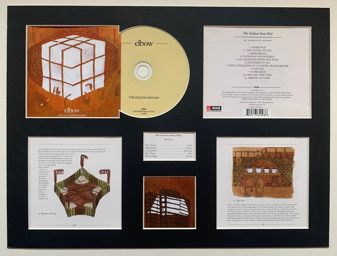 ELBOW the Seldom Seen Kid Album Display Deluxe Etsy