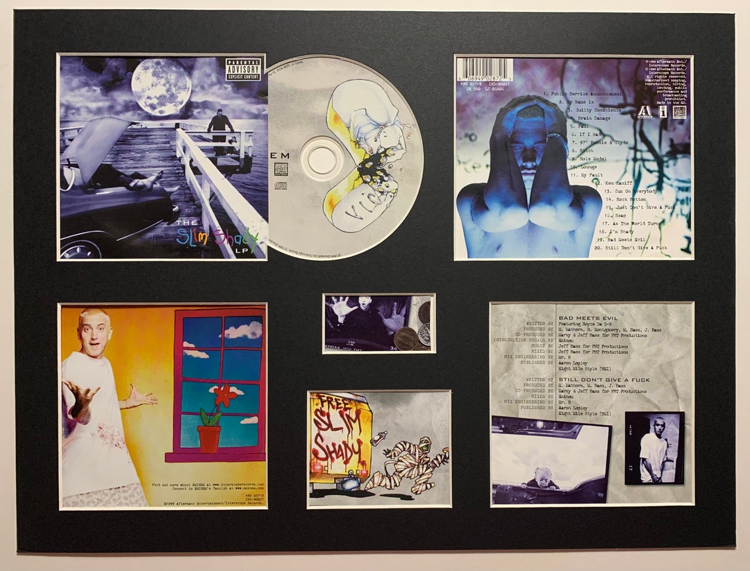 EMINEM the Slim Shady LP Album Display Deluxe Etsy