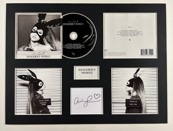 ARIANA GRANDE - Dangerous Woman - Album Display Deluxe - Etsy
