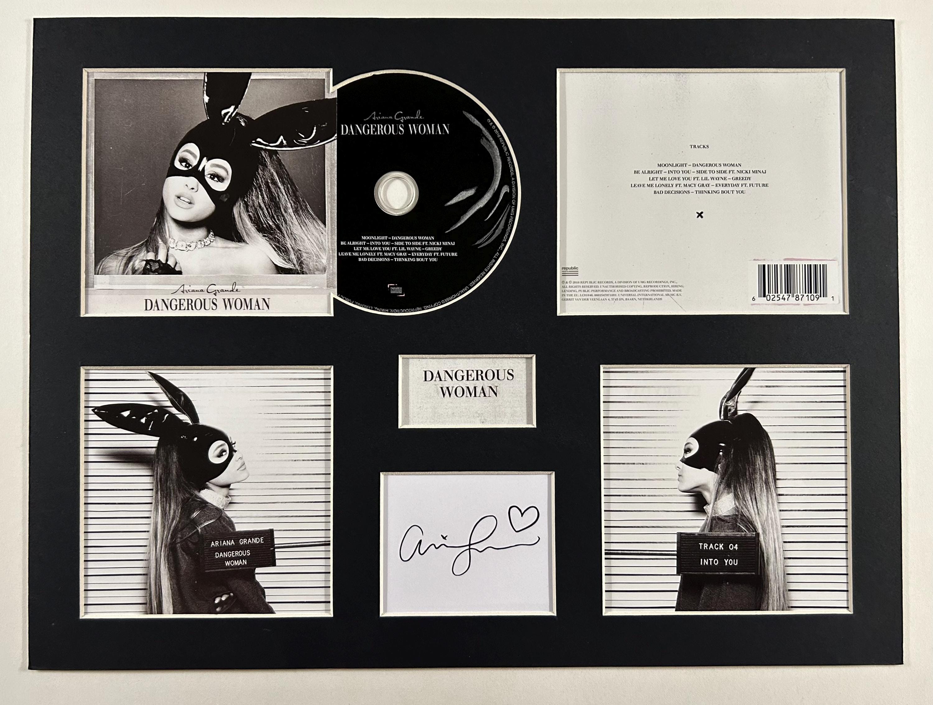 ARIANA GRANDE - Dangerous Woman - Album Display Deluxe - Etsy, image size:3000x2266