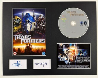 TRANSFORMERS - Shia LaBeouf - Megan Fox - DVD Movie Display
